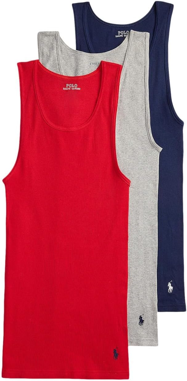 POLO RALPH LAUREN Men's 3-Pack Classic Fit Tanks