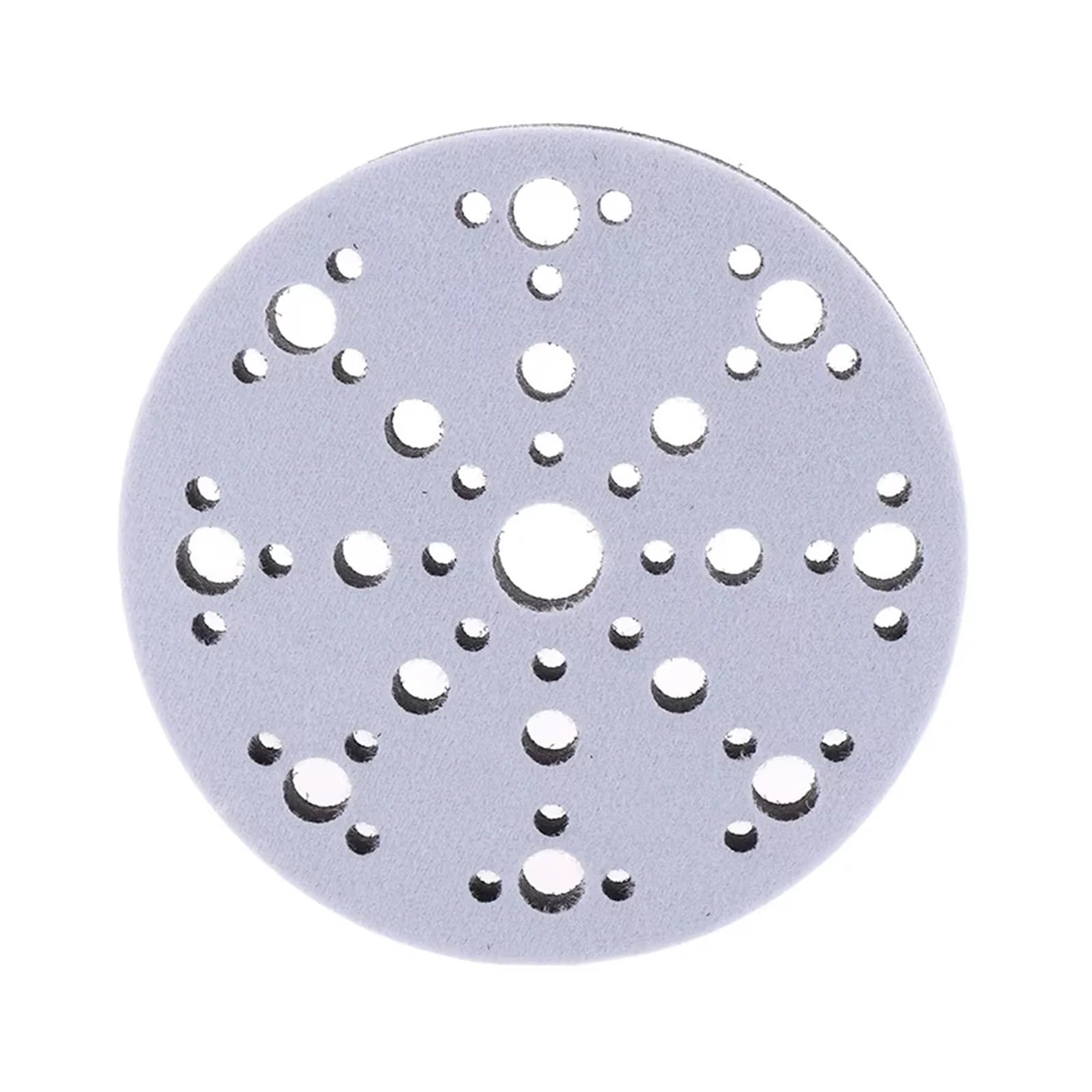 Almohadilla de interfaz esponja suave 6 pulgadas, 150mm, 49 agujeros for almohadillas lijado, discos bucle gancho, amortiguador respaldo lijadora, 5 uds