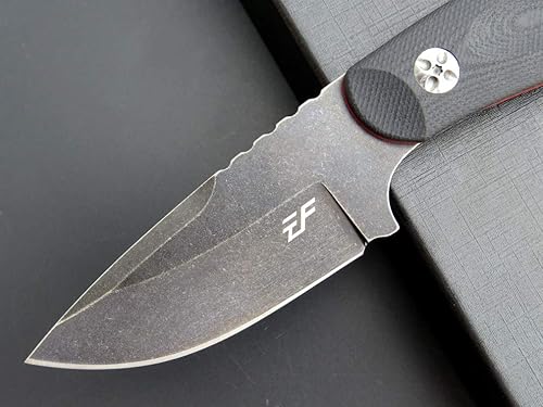 Miniatura 4 de Eafengrow EF121 EDC Cuchillo de hoja fija D2 Hoja de acero G10 Mango con fundas Kydex para actividades al aire libre Camping