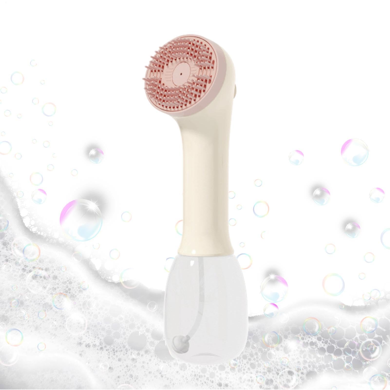 Distributeur de shampooing pour chien brosse de bain électrique et de pulvérisation de savon