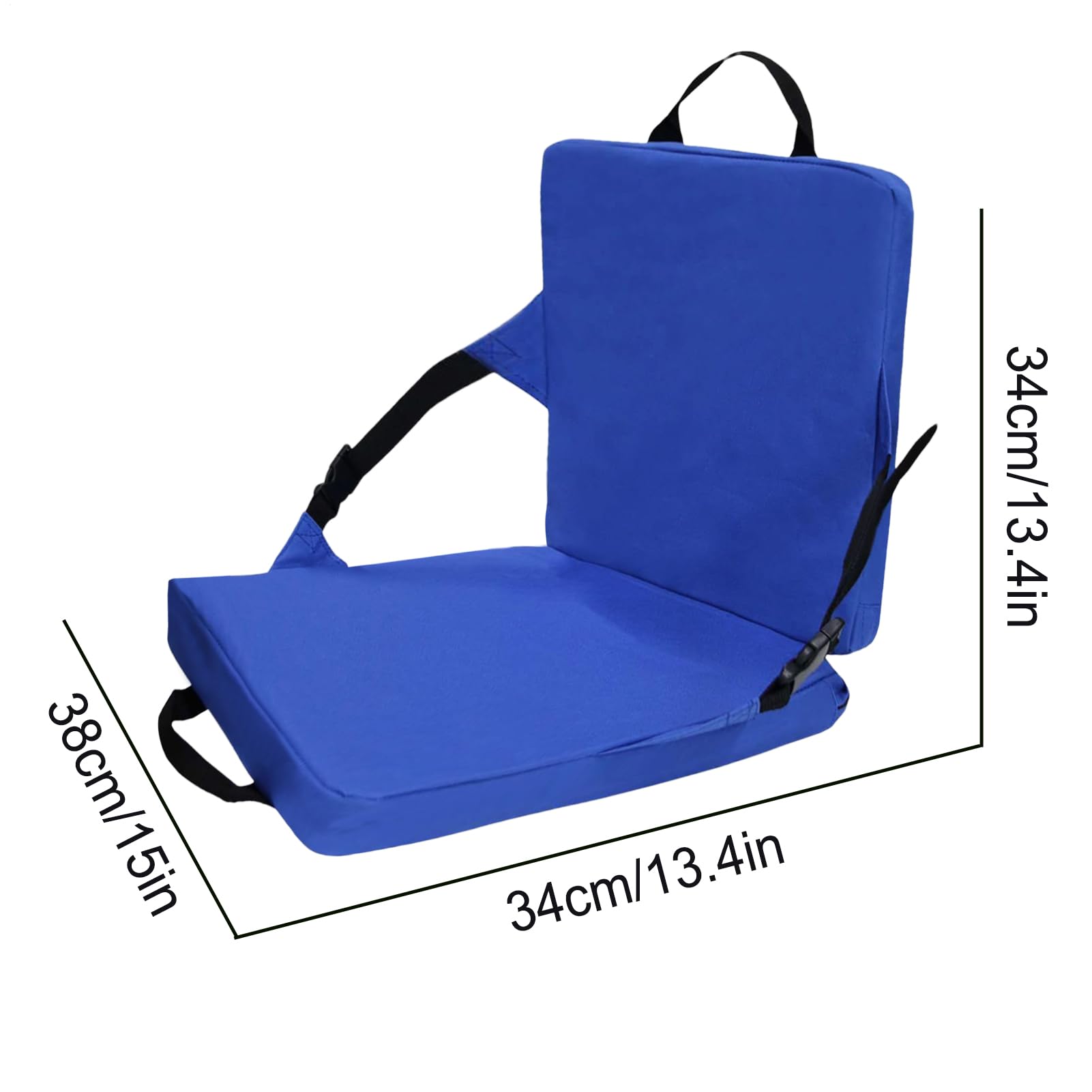 Asientos del estadio con respaldo, asiento del grada | Asientos del estadio para gradas,Cojín de piso al aire libre plegable para juegos de fútbol de béisbol viajes para acampar en el bote de picnic d