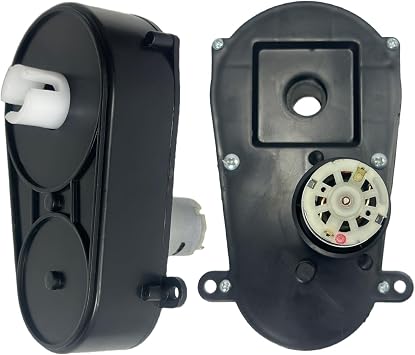 RS390 24V Steering Wheels Gearbox with Motor for Ride On Car Replacement Parts