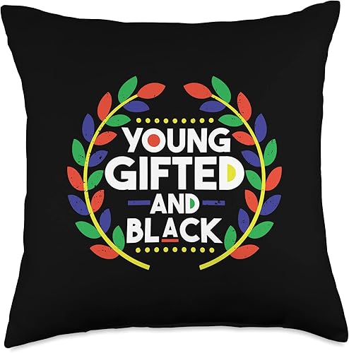 Miniatura 4 de Young Gifted And Black African American Black History Pride Throw Pillow