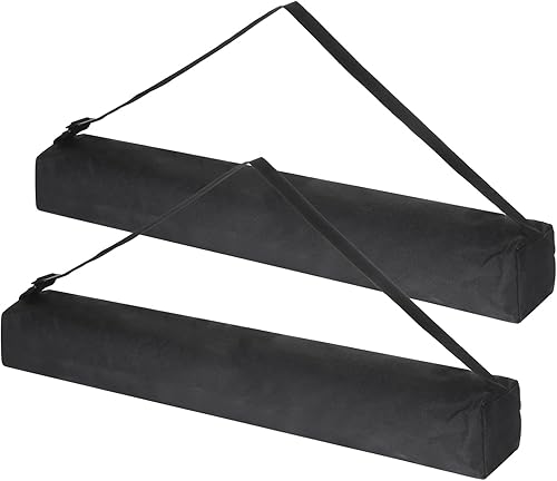 PATIKIL Funda de transporte para trípode de 22.83 x 3.15 pulgadas, paquete de 2 bolsas de trípode acolchadas de nailon con asas para soportes de