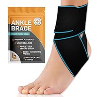 Vista 1 de Tobillera para esguince de tobillo, soporte de tobillo para mujeres y hombres, tobilleras y envoltura para estabilizar, tendinitis, baloncesto