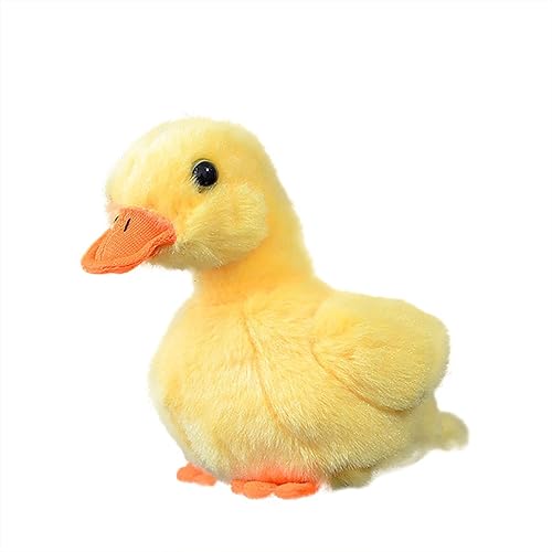 Miniatura 8 de 5" Simulated Plush Yellow Duck Plushie Toy Stuffed Animal Children Kids Small Stocking Stuffers for Kids Teens