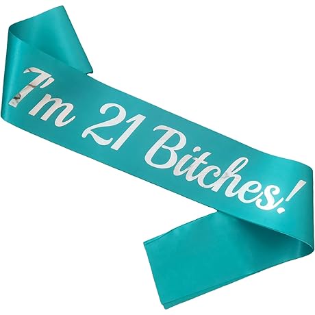 21st Birthday Party Decorations & Sash [keyword]