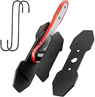 MAYESAR 360° Brake Caliper Compression Tool with Magnetic Plates & Hooks - Fits Single, Twin, Quad Pistons (Red)