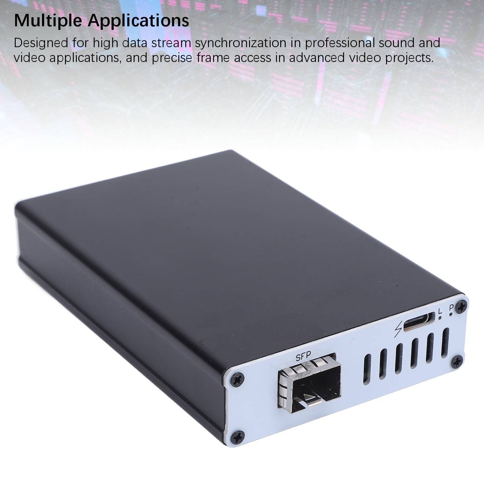 Adattatore Ethernet 10G, Scheda di Rete USB Ad Alta velocità, velocità di Trasmissione di 10 Gbps, Supporta Wins, OS X, Ubuntu Systems, per L'editing Video, Gaming Live (Porta