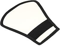 Vista 3 de PATIKIL Reflector difusor de flash, reflector de rebote flexible de 2 lados con correa elástica para linterna, fotografía, luz de velocidad