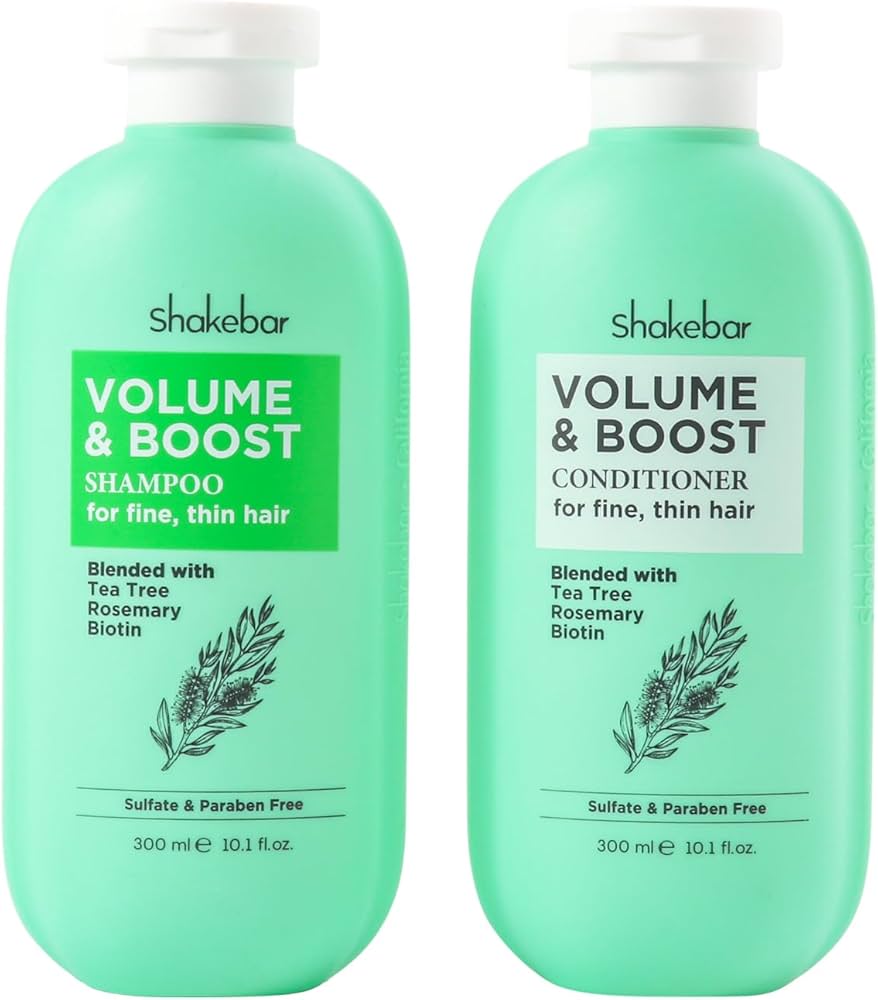Amazon.com : Shakebar Biotin and Tea Tree Oil Shampoo Set