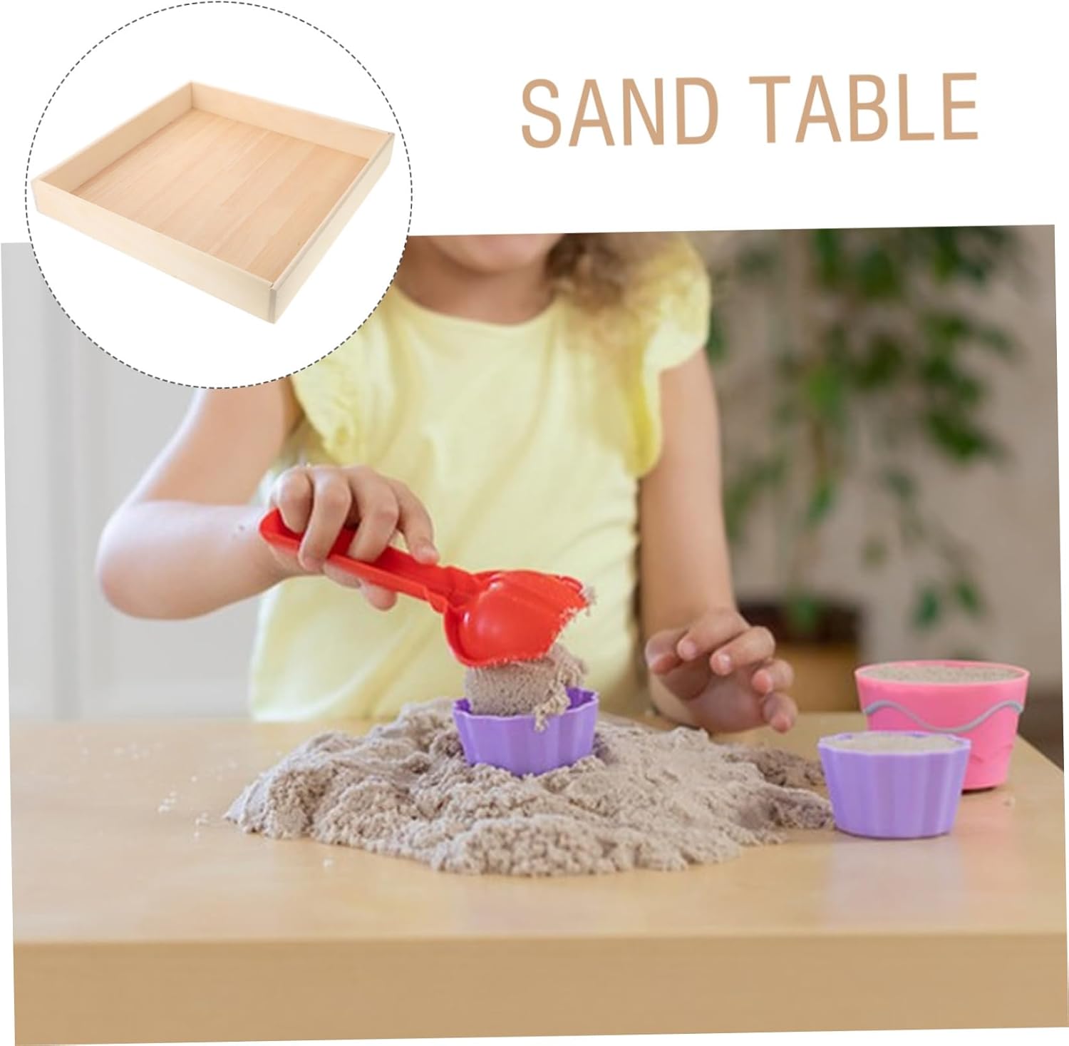 1piece Sandbox Toys for Boys and Girls Portable Outdoor Tray Storage Box Safe and Plaything for Boy Girl