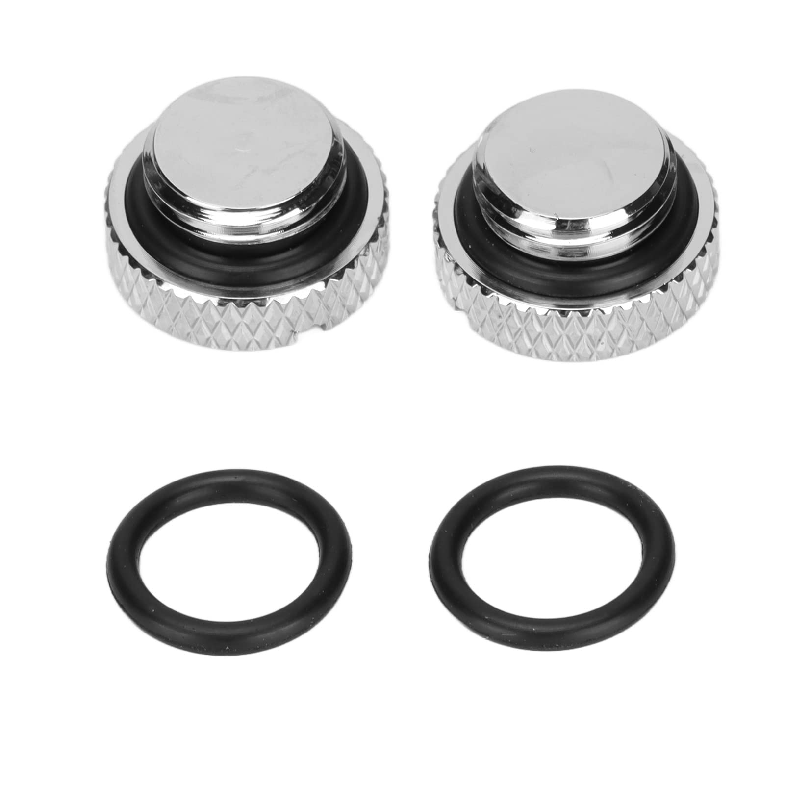 Tanque de refrigeración por agua de 392 ml con diseño totalmente abierto, kit de refrigeración líquida para CPU con rosca G1/4, depósito de 60 mm de diámetro para sistemas de