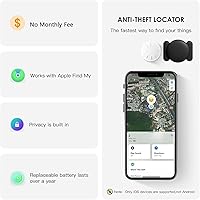 Vista 5 de Dispositivo rastreador para vehículos, 1 mini rastreador de automóvil oculto con funda magnética, sin tarifa mensual, GPS en tiempo real, funciona