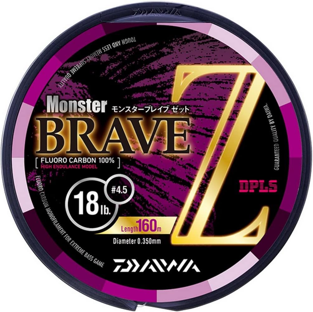 ダイワ(DAIWA) フロロライン モンスターブレイブZ 12-25lb. 160m ナチュラル