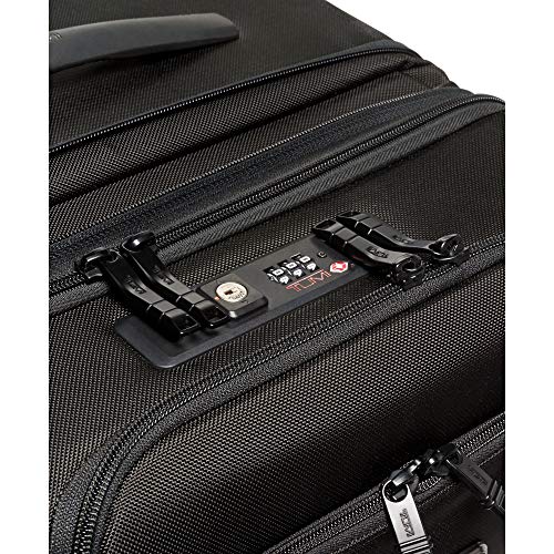 TUMI - Alpha 3 Tall 4 Wheeled Duffel Packing Case Suitcase - Rolling Luggage for Men and Women - Black
