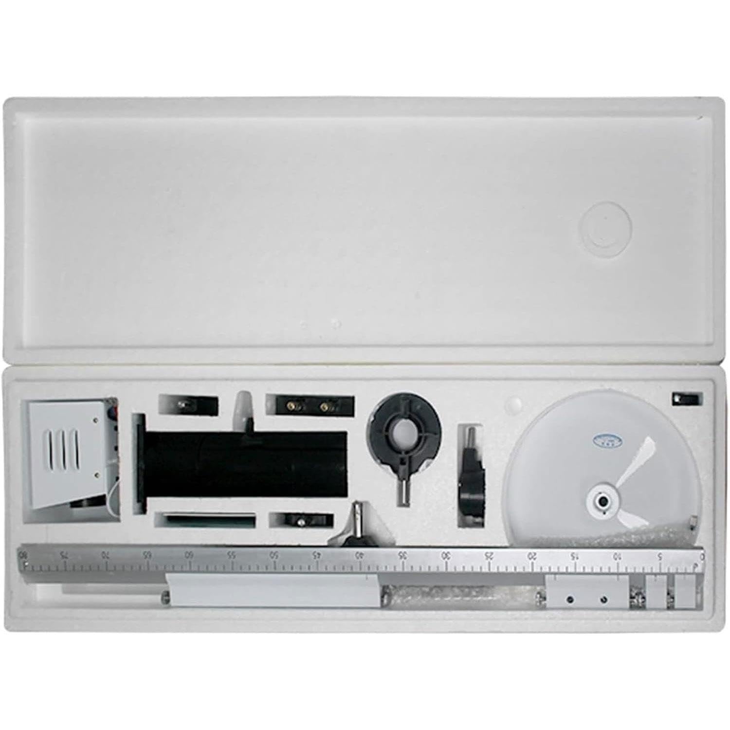 Kit for Esperimenti su Guida Ottica Calibrato A Doppia Fenditura, Interferenza della Luce, Diffrazione, Polarizzazione, Fisica, 80 Cm, Anello di Newton Young