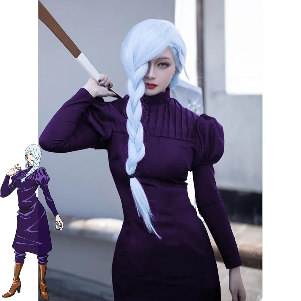 呪術廻戦　冥冥　コスプレ衣装＋ウィッグ＋武器(斧)　フルセット Amazon.co.jp: [Acosdary] 呪術廻戦 渋谷事変 冥冥 コスプレ衣装