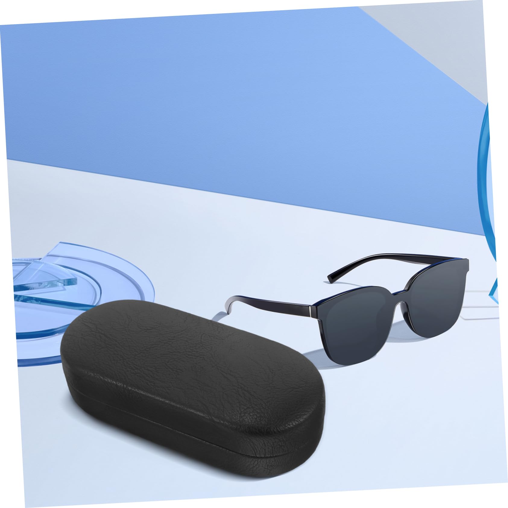 PACKOVE 4 Piezas Estuche Para Gafas De Sol Estuche Para Anteojos Estuche De Anteojos Estuches De Anteojos Estuches Para Anteojos Estuche Duro Para Anteojos Caja Dura Cuero Pu Viajar Guapo