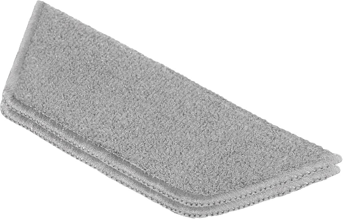 Nobo Microfibre Magnetic Whiteboard Eraser Refill Pads, Washable, Pack of 2, White, 1915325