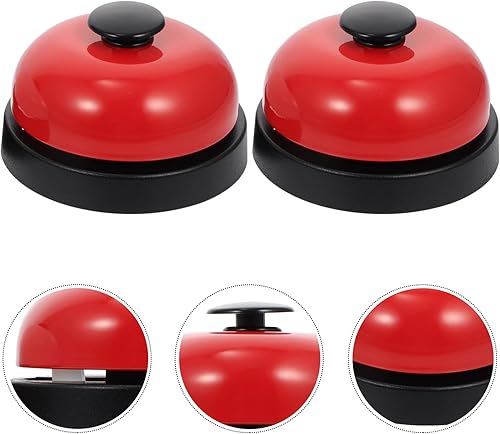 Miniatura 3 de Toyvian Campana de llamada Campana de escritorio Campana para comer mascotas Campana de cena Campana de servicio para hoteles, escuelas,