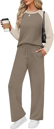 WIHOLL Lounge Sets for Women 2 Piece Fall Outfits 2026 S-2XL