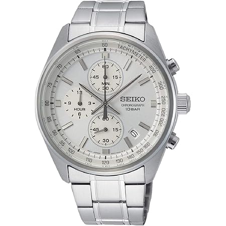 Seiko Men's Analogue Japanese Quartz Watch with Stainless Steel Strap  SSB379P1 : Amazon.co.uk: Watches