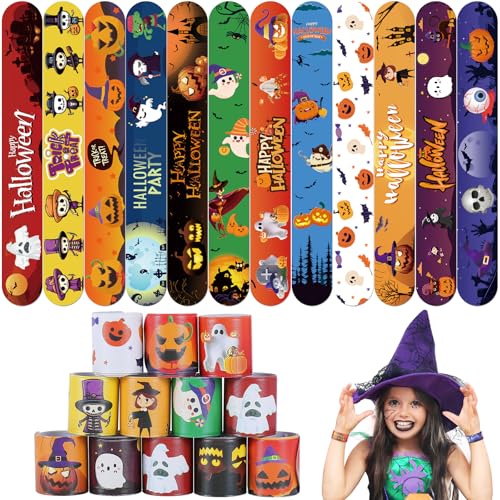 36-Pc Halloween Slap Bracelet Party Favors - 4.79 w/ Code + 40% Off Code YE62M22L - image 1