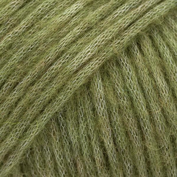 Fil de laine d'alpaga bébé et mérinos, 4 Medium, peignée, Aran, Drops Air, 51 g, 150 m (47 Origan)