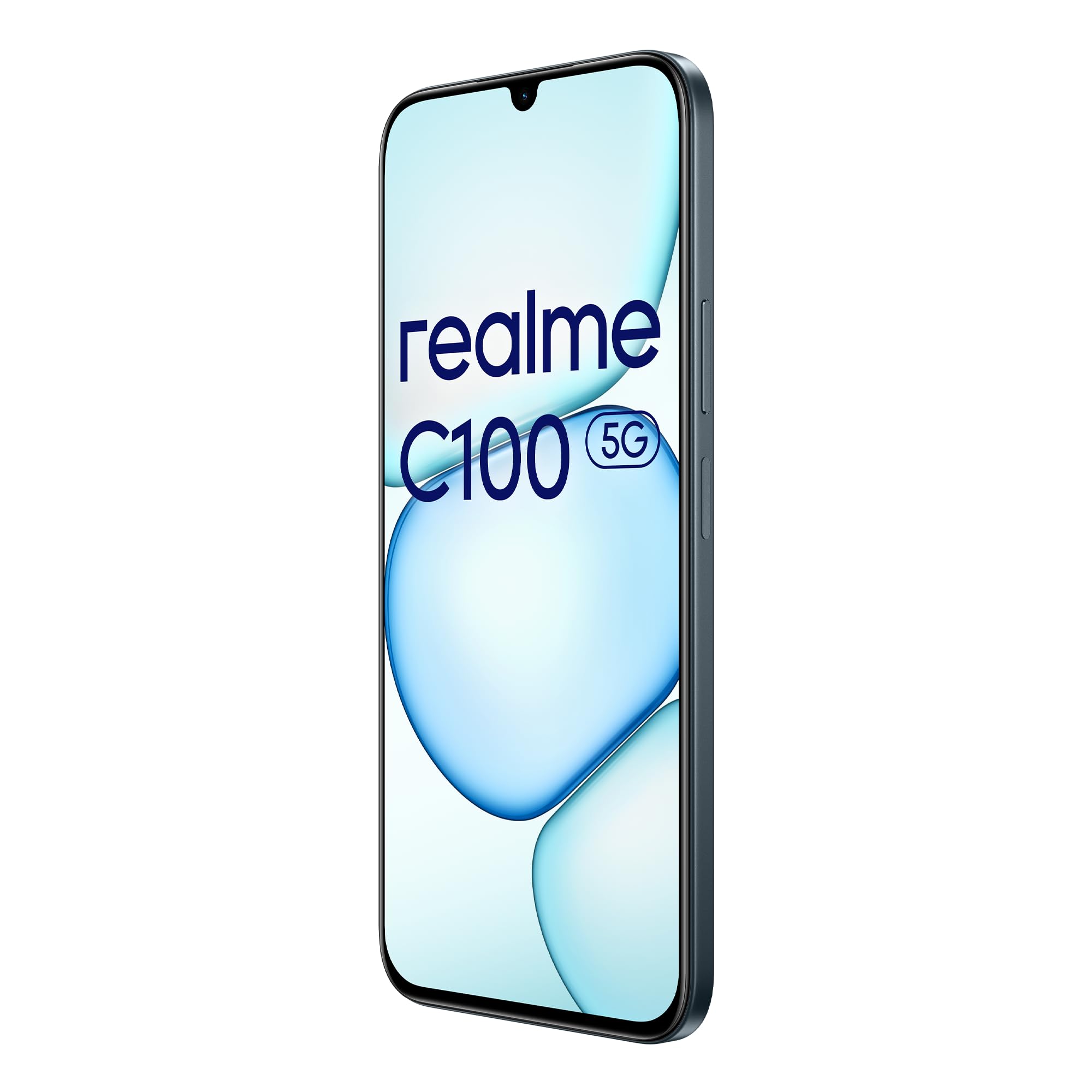 realme C100 Smartphone 5G, 4+128GB, 6.8" Écran 144Hz, Batterie Titan 6600mAh, Charge 45W, Caméra IA 50MP, Double SIM, Android 16 téléphones Portables, Design Blooming, Vert