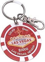 Vista 6 de Las Vegas Keychain, Lucky Poker Chip