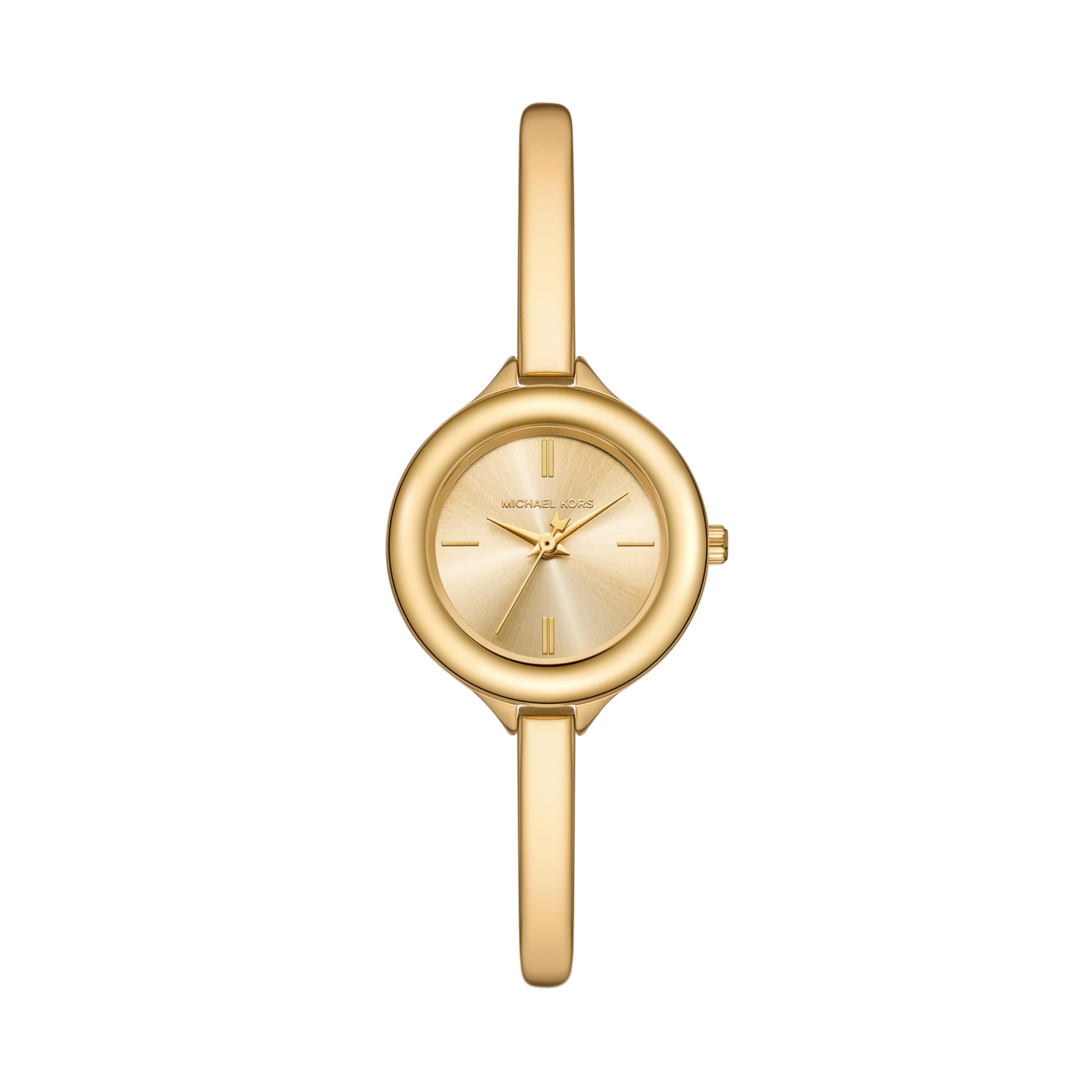 Michael Kors Women's Izzy Three-Hand Gold-Tone Stainless Steel Bracelet Watch (Model: MK4929)