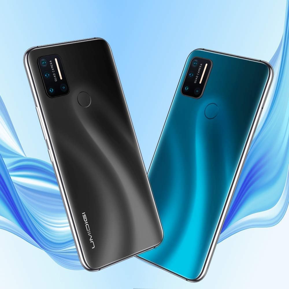 UMIDIGI Smartphone 2.4 K Schermo 6.3" FHD+, 64GB ROM, 16MP+16MP+5MP+5MP | 4150mAh, 4G Dual SIM,4GB RAM Android Telefono cellulare,Face ID/Fingerprint/GPS/OTG, A7 Pro Blu
