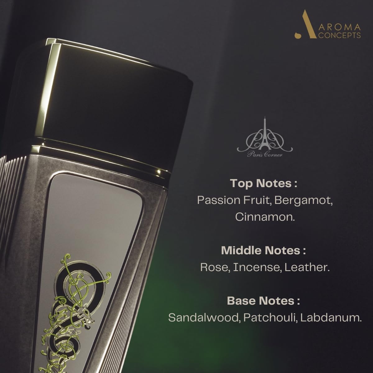 Amazon.com : Paris Corner Mysterium Long Lasting Eau De Parfum EDP