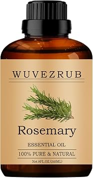 Rosemary Essential Oil 240ml for Diffuser, DIY & Home Spa