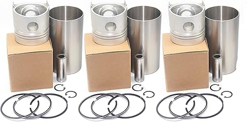 Miniatura 4 de NUEVO D1503 Kit de reconstrucción sin kit de válvula compatible con Kubota D1503 Motor Tractor L2900 L3000 L3010 L3130 Excavadora KX91-3 U35