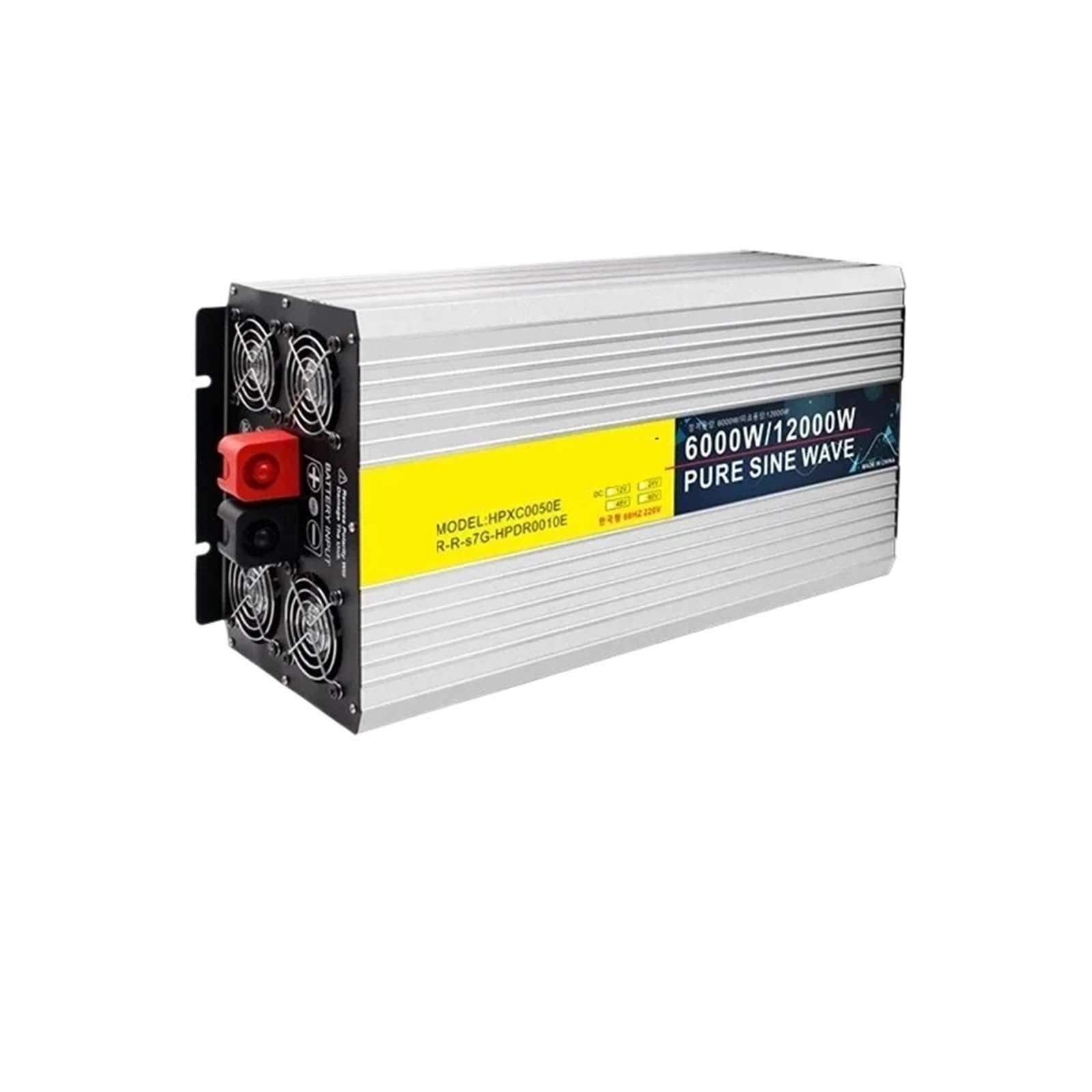 5000W 6000W 8000W 10000W 12000W czysta fala sinusoidalna przetwornica 12V 24V 48V DC na AC 220V konwerter zasilania dla samochodu Solar Off Grid(Eu-6000w-220v-24v)