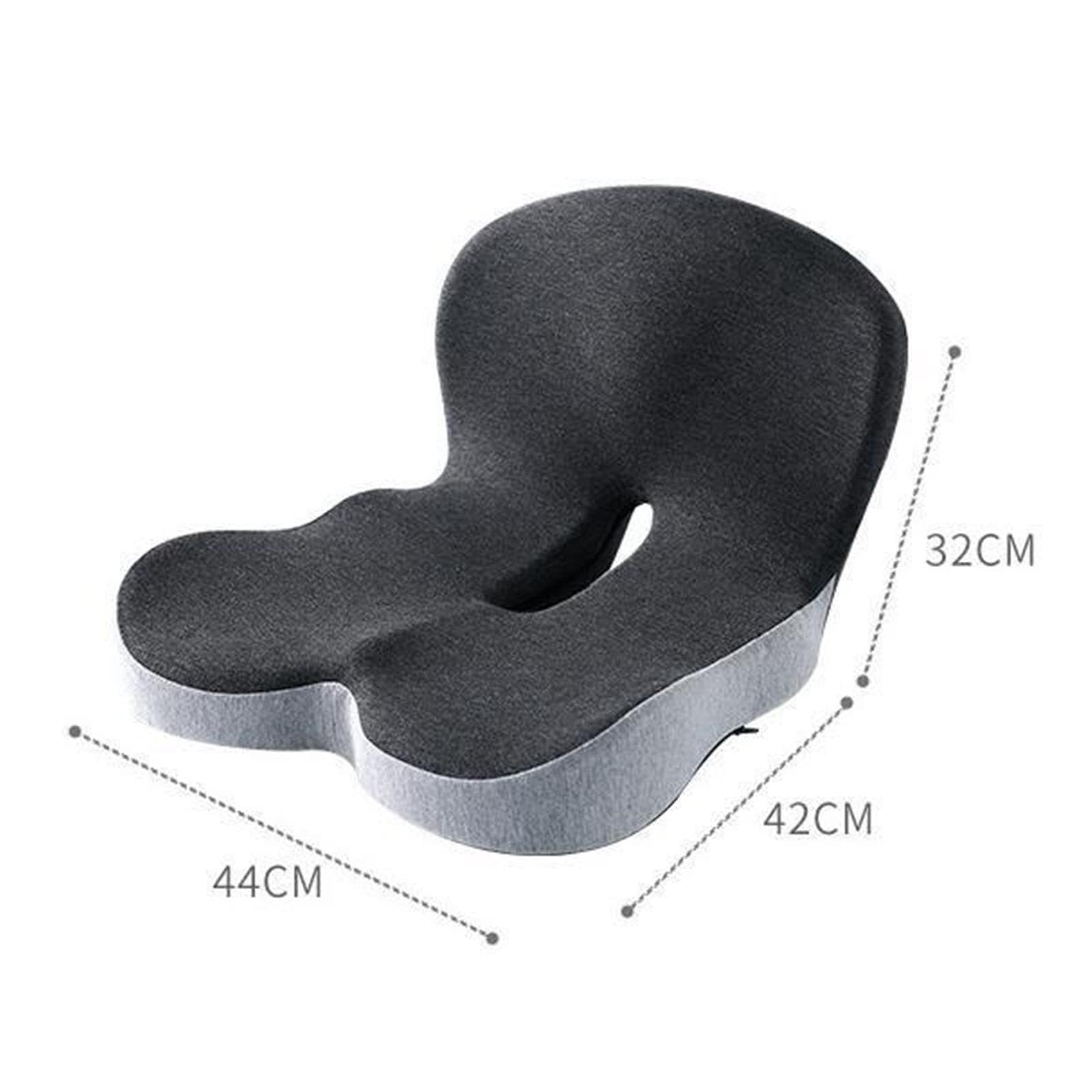 Cuscino ergonomico for schienale monopezzo for sedie da ufficio e auto, supporto lombare(P)