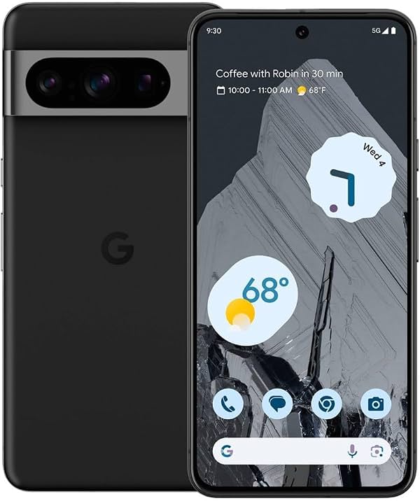 Google Pixel 8 Pro, 512GB, Obsidian - Desbloqueado (Renovado)