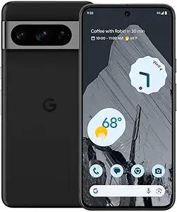 Google Pixel 8 Pro, 128GB Fully Unlocked Black (Renewed)