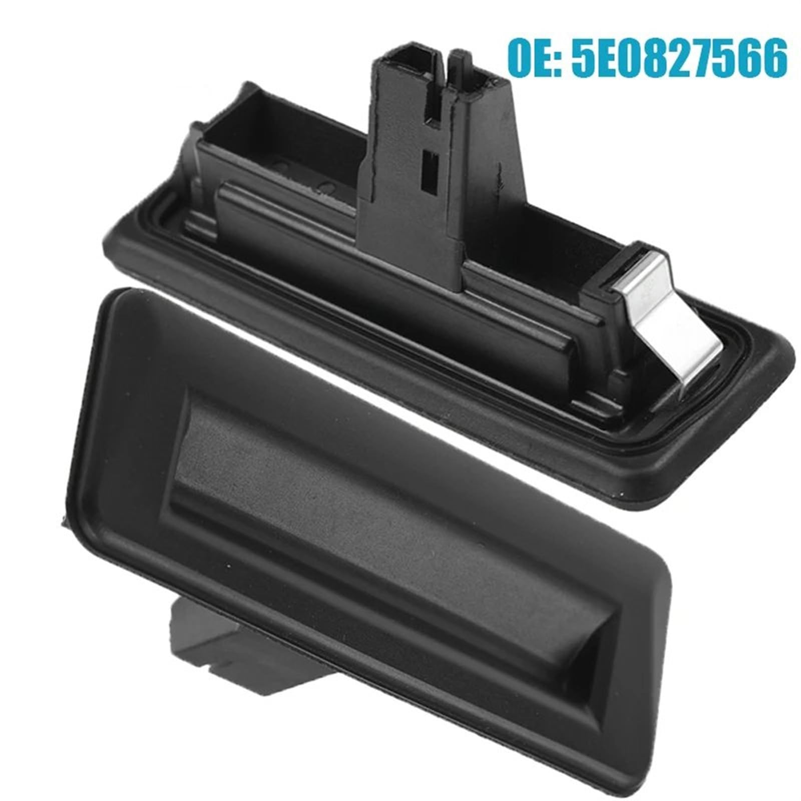 Blokada bagażnika do Skoda dla Fabia dla Octavia dla Rapid dla Roomster 2008-2020 Klamka tylnej klapy Przełącznik zwalniania bagażnika 5E0827566