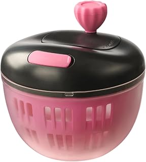 Salladspinnare - Drainer med dubbla ändamål | Små salladshandtag | Grönsaksdehydrator | Lettuce Spinners | Drainerrs med dubbla ändamål | 800 ml silskål