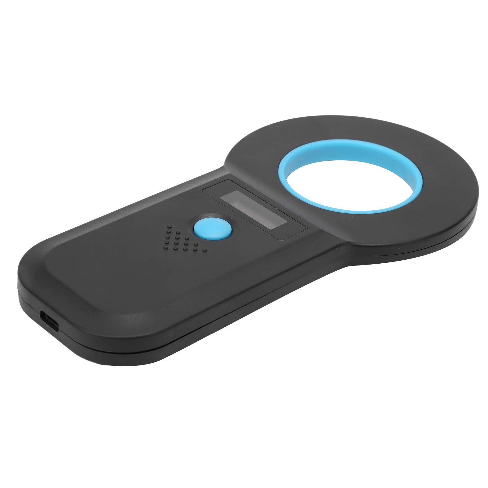 Lecteur d'identification animale, Scanner Bluetooth à puce électronique pour lecteur de puce animale pour RFID poulet/canard/oie/porcs/bovins/mouton Microchip (134.2Khz / 125Khz) Rechargeabl