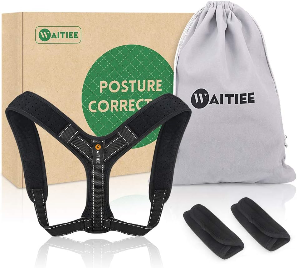 Back Posture Corrector for Men and Women - Posture Brace - Adjustable Back Straightener -Effective Comfortable Adjustable Posture Correct Brace - Posture Support - Kyphosis Brace (L)