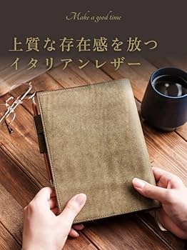 Amazon.co.jp: [ UNROOF ] 本革 手帳カバー A6 A5 イタリアンレザー