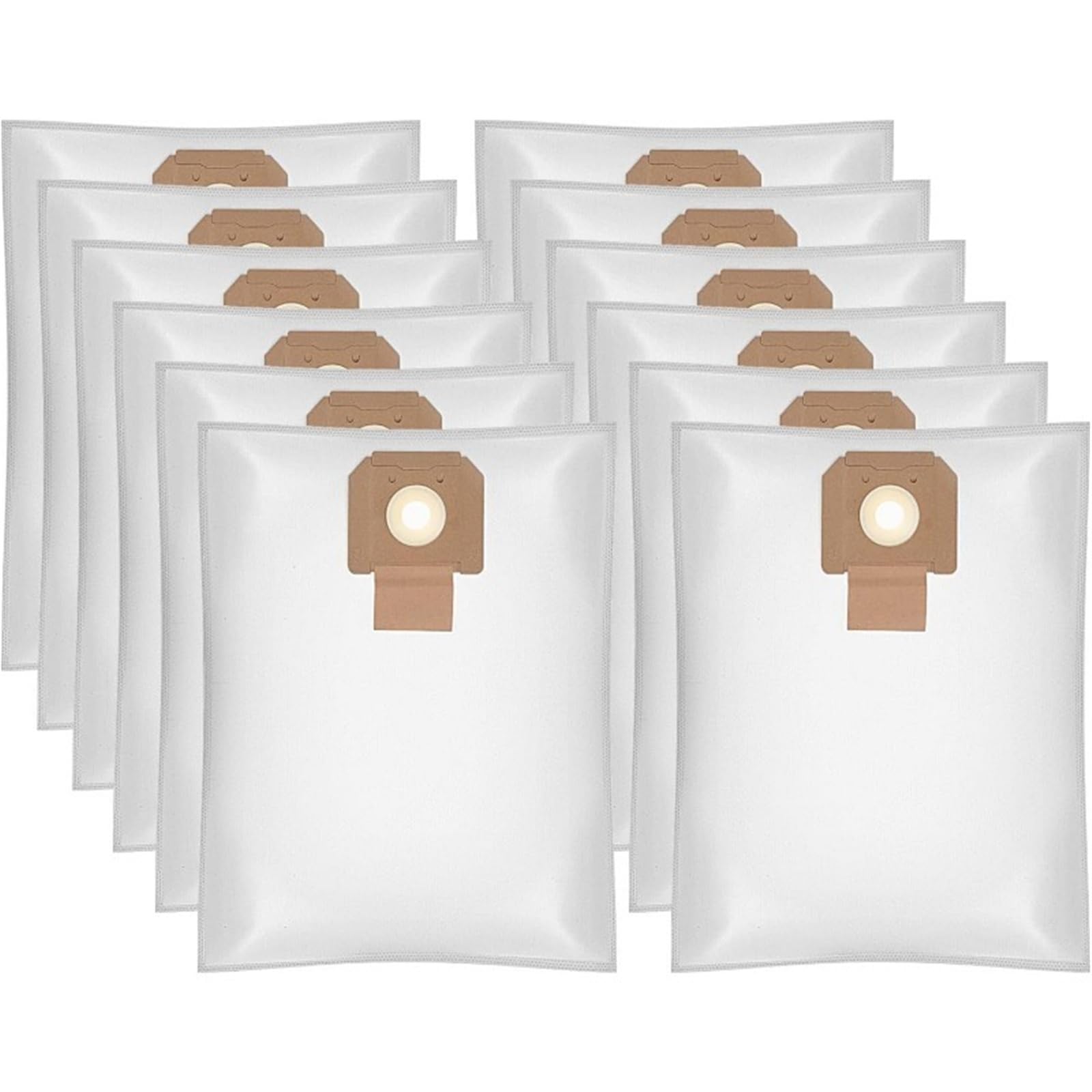 2-12PCS Filter Dust Bags Compatible With Bosch GAS 35 M AFC/L AFC/L SFC+ Industriesauger Wet Dry Vacuum Cleaner Replacement Bags 2607432037(3)