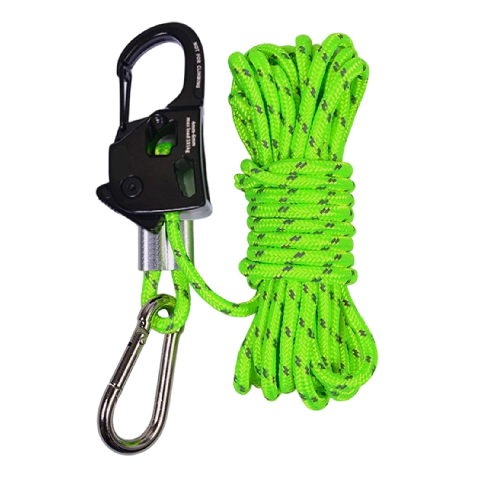 Compacts and Light Weight Aluminum Alloy Rope Tensioner Adjuster for Safe Tent Setups Fit 4-6mm Guylines and Wind Rope Tent Guyline Tensioner
