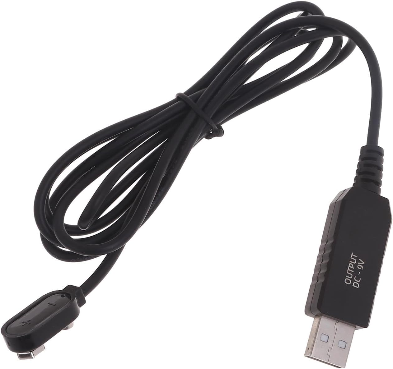 Upgraded 9V Battery Charging Cable with USB Power & Light 9V Battery Eliminators Simple Charging