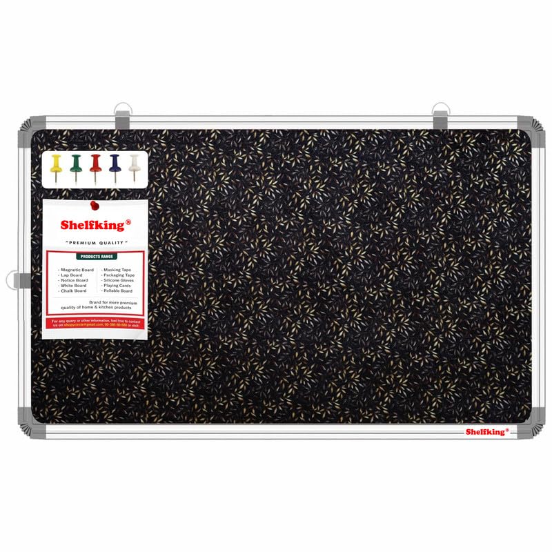 1 × 1 FT (28 × 28 CM) Premium Green Notice Board | Soft Board/Bulletin Board/Pin-up Display Board with 50 Pins | for Study Room, Office, School & Home Use-image-28