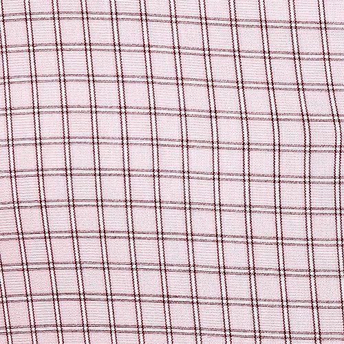 Image of Park Avenue Men's Pure Cotton Checks Pattern Slim Fit Semi Cutaway Collar Full Sleeve Formal Shirt